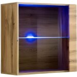 Vitrine murale led switch 60cm naturel