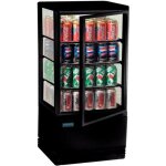 Vitrine rfrigre de comptoir - 68 litres noire - polar