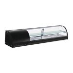 Vitrine � tapas - polar - s�rie g - 1500mm - capacit� 75 litres - couleur noir