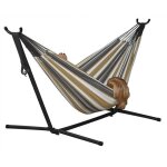 Vivere hamac double avec support lune dsertique 200 cm