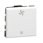 Commande de vmc - legrand - srie mosaic - interrupteur 2 positions - gamme antimicrobien - connexion ...