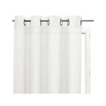 Voilage  oeillets 135x250 cm alix blanc par soleil docre