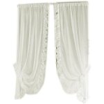 Voilage - linder - 0390 / 20 / 501 - ecru - 95 x 150 cm - polyester et lin Voilage - linder - 0390 / 20 / 501 - ecru - 95 x 150 cm - polyester et lin