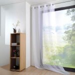 Voilage classique et grande largeur blanc 300x260 cm Voilage classique et grande largeur blanc 300x260 cm