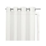Voilages - voilage  oeillets - 280 x 250 cm - alix - blanc