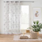 Voilage palmea nature 140 x 240 cml - �l�gance et lumi�re au naturel