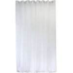 Voilage uni � oeillets grande largeur blanc 300x240 cm