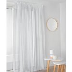 Voilage galon fronceur uni blanc 300x250 cm