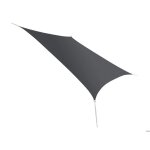 Voile dombrage rectangulaire first - 200 x 140 m - ardoise - jardiline