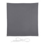 Relaxdays voile d?ombrage carr� diffuseur d?ombre protection soleil jardin uv lxp 5x5 m toile r�sistant ...