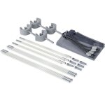 Voile dombrage - intex - pour piscine hors sol - anti - uv - 300 x 185 cm