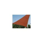 Voile solaire triangulaire perel 3. 6 x 3. 6 x 3. 6 m - terracotta