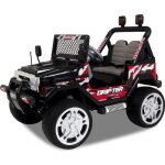 Voiture enfants - jeep drifter - batterie 12v - 1 � 6 ans - noir