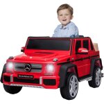Voiture électrique mercedes - maybach g650 pour enfants - oryxearth - rouge - 12v - 3 - 5 km / h Voiture électrique mercedes - maybach g650 pour enfants - oryxearth - rouge - 12v - 3 - 5 km / h