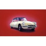 Voiture miniature - heller - citro�n ds 19 blanche - 26 pi�ces - int�rieur