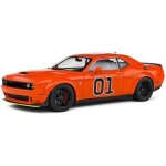 Voiture miniature - solido - dodge challenger srt 2023 - orange - �chelle 1:18 - die - cast