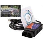 Voiture outil de diagnostic elm327 usb adaptateur version v1. 5 auto soutien obd avec le logiciel de ...