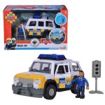 Voiture de police malcolm sam le pompier avec lumire son et figurine mobile
