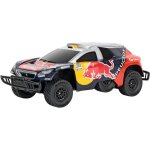 Voiture radiocommand�e carrera rc peugeot 08 dkr 16 red bull pour enfant de 6 ans et plus