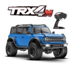 Voiture radiocommand�e trx - 4m ford bronco 1 / 18 bleu de traxxas