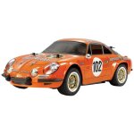 Voiture rc lectrique tamiya renault alpine 110 jgermeister orange 1:10