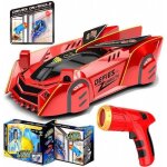 Voiture t�l�command�e laser zero gravity - gobro - rouge - pour enfants de 6 ans et plus - roule sur ...