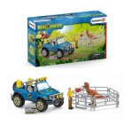 Voiture tout - terrain avec avant - poste dino - schleich - 41464 - dinosaurs