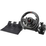 Volant de course - superdrive - gs650 - x - levier de vitesse manuel - 3 pdales - palettes - ps4 / xbox ...
