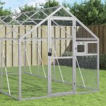 Volière - non spécifié - 179x10x185 m - aluminium - extérieur - sécurisée pour oiseaux et petits animaux ... Volière - non spécifié - 179x10x185 m - aluminium - extérieur - sécurisée pour oiseaux et petits animaux ...