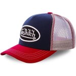 Casquette homme classic trucker colors marine / rouge - von dutch - authentique
