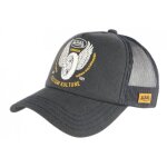 Casquette - von dutch - crew kustom - gris - coton premium - trucker retro