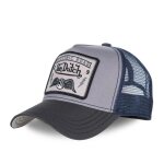 Casquette trucker - von dutch - square - ajustable snapback - bleu - cusson flying eye