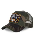 Von dutch casquette homme & femme casquette trucker square ajustable par snapback - vert (tour de tte ...