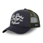 Casquette trucker crew - von dutch - marine / kaki - coton et filet - mixte