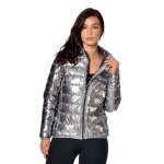 Von dutch doudoune femme manteau matelassé homme ava zippé regular fit - gris Von dutch doudoune femme manteau matelassé homme ava zippé regular fit - gris