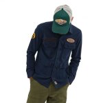 Veste surchemise - vondutch - homme - bleu jaune rouge - coton Veste surchemise - vondutch - homme - bleu jaune rouge - coton