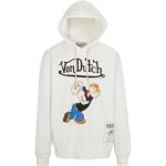 Von dutch sweat popeye hoodie white black