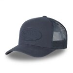 Vondutch casquette trucker lof homme - trucker - filet rigide - bleu - visire arrondie
