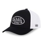 Vondutch casquette trucker lof homme - trucker - filet rigide - noir blanc - visière arrondie Vondutch casquette trucker lof homme - trucker - filet rigide - noir blanc - visière arrondie