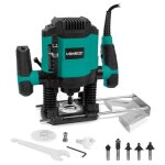 Vonroc dfonceuse 1200w ? 6 - 8mm ? vitesse variable 16 000 ? 30 000 tr / min ? avec lot de 6 fraises ...