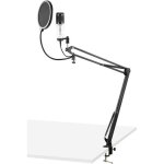 Vonyx cms320w - microphone studio usb avec bras articul� r�glable et filtre anti - pop - blanc micro ...