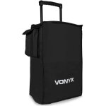 Vonyx sc15 - housse souple pour enceintes 15 45 x 70 x 40 cm - noir