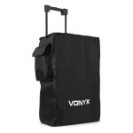 Housse denceinte - vonyx - sc15b - 15 pouces - protection contre la poussire - poche de rangement latrale ...