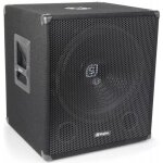 Caisson de basse amplifi vonyx swa15 - 600w 15 pouces filtre passe - bas rglable