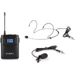 Vonyx wm60b - microphones sans fil uhf 16 canaux 1 x micro casque 1 x micro cravate idéal pour conférences ... Vonyx wm60b - microphones sans fil uhf 16 canaux 1 x micro casque 1 x micro cravate idéal pour conférences ...