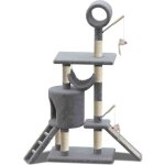 Vounot arbre à chat avec griffoir niche et plateforme - hauteur 154cm - arbre à grimper pour chats gris ... Vounot arbre à chat avec griffoir niche et plateforme - hauteur 154cm - arbre à grimper pour chats gris ...
