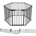 Vounot� barri�re de s�curit� pliable pr� - assembl�e 3. 75m - 6 panneaux - grille de protection chemin�e ...