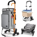 Vounot® chariot de courses 3 en 1 pliable aluminium avec crochets et compartiment isotherme - sac imperméable ... Vounot® chariot de courses 3 en 1 pliable aluminium avec crochets et compartiment isotherme - sac imperméable ...