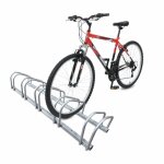 Vounot® râtelier range vélos - support pour 5 vélos - mural ou au sol - porte - vélo en acier revêtu Vounot® râtelier range vélos - support pour 5 vélos - mural ou au sol - porte - vélo en acier revêtu