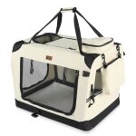 Vounot� sac de transport pliable pour chien et chat - caisse portable respirant avec matelas amovible ...